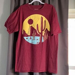 MAD Engine Maroon Desert Graphic Tee
